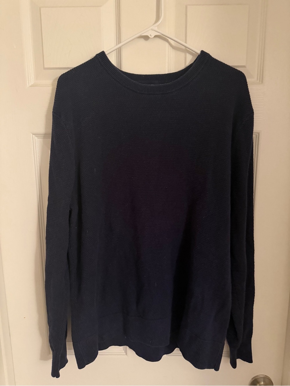 Goodfellow & Co Navy Ribbed Crew Sweater